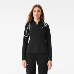 Bree Slim Long-Sleeve Scrub Top