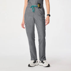 Dowa High-Rise Straight-Leg Scrub Pant