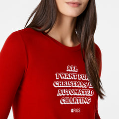 All I Want For Christmas Long-Sleeve Underscrub