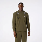Stratton Henley Long-Sleeve Scrub Top