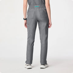 Dowa High-Rise Straight-Leg Scrub Pant