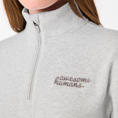 Off-Shift Awesome Humans ¼ Zip Sweatshirt™