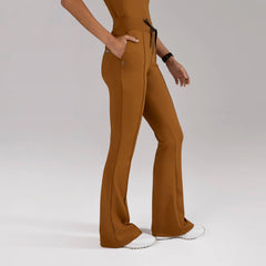 Evanston High-Rise Flare Scrub Pant