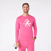 F Cancer Ribbon Long-Sleeve Underscrub