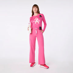 F Cancer Ribbon Long-Sleeve Underscrub