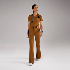 Evanston High-Rise Flare Scrub Pant