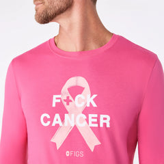 F Cancer Ribbon Long-Sleeve Underscrub