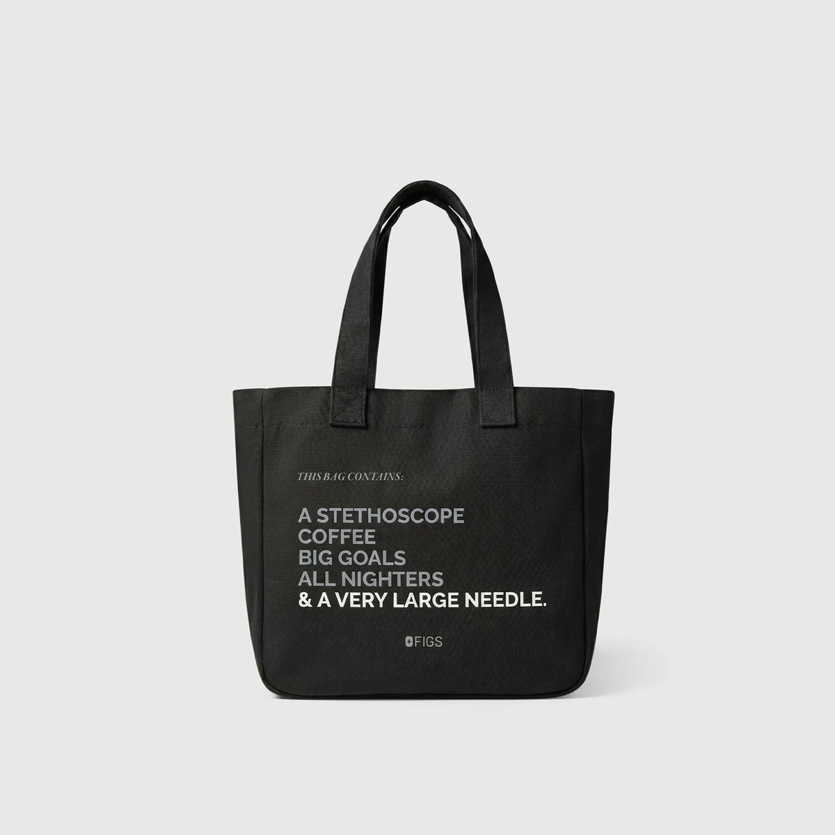 A Very Large Needle Mini Canvas Tote