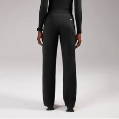 Piedra High-Rise Straight-Leg Scrub Pant