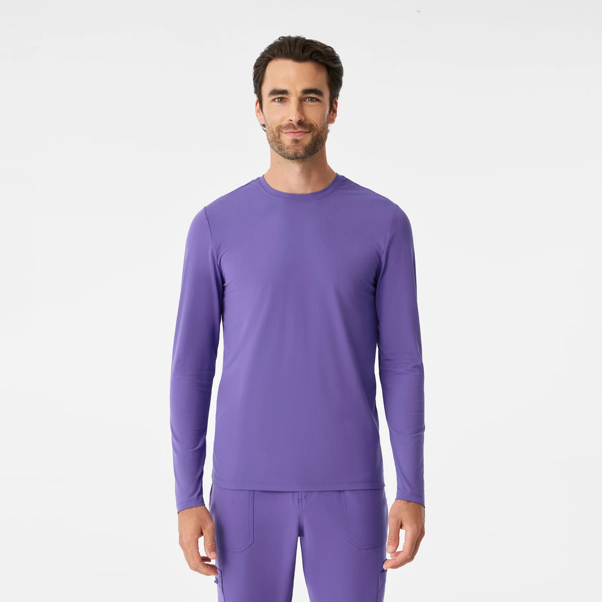 Thomas Ribbed Long-Sleeve Underscrub