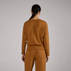 Cornelia Long-Sleeve Scrub Top