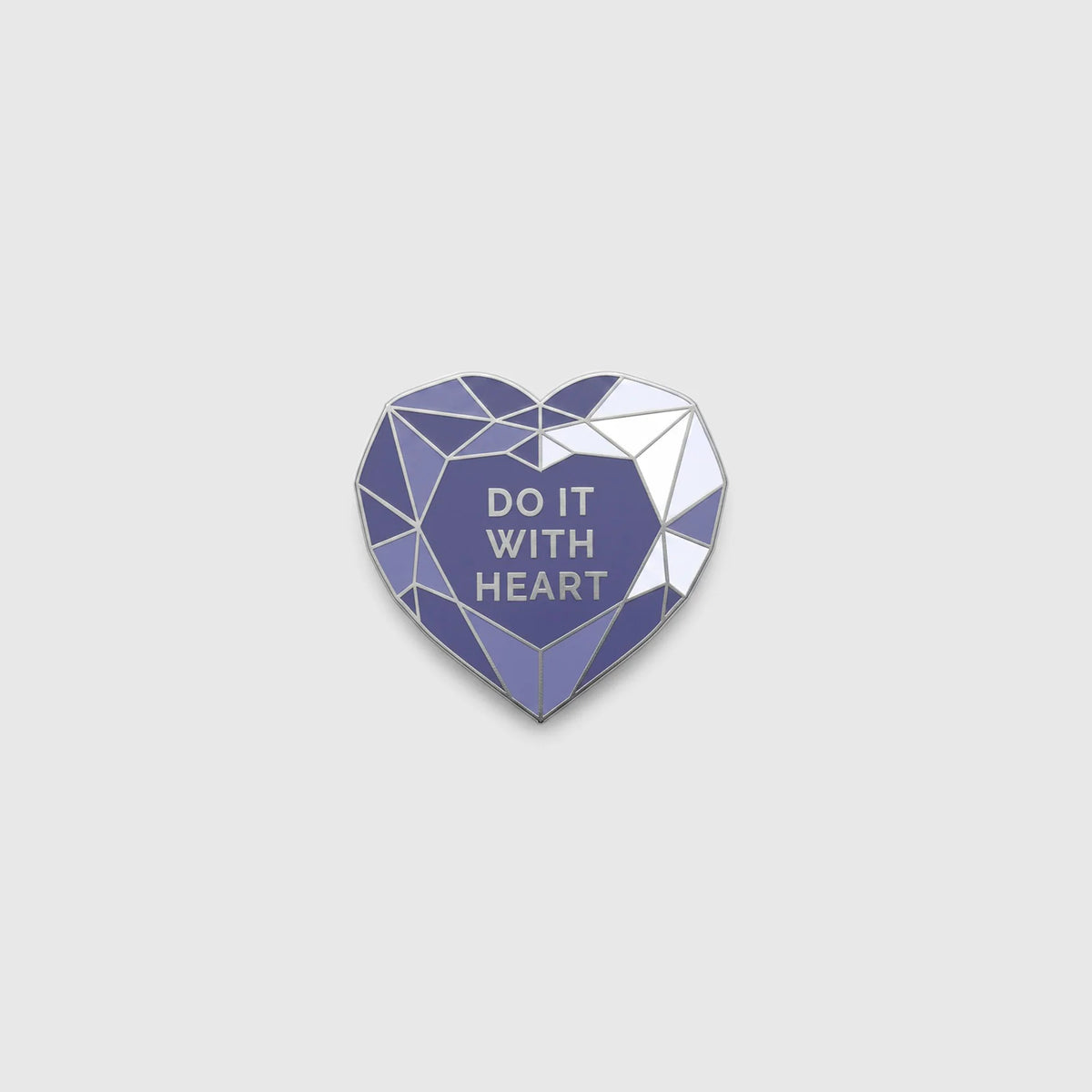 FIGS | V Coterie Amethyst Heart Enamel Pin