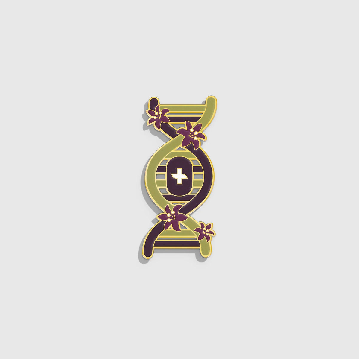 FIGS | V Coterie Floral DNA Enamel Pin