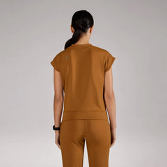 Mira Banded Scrub Top