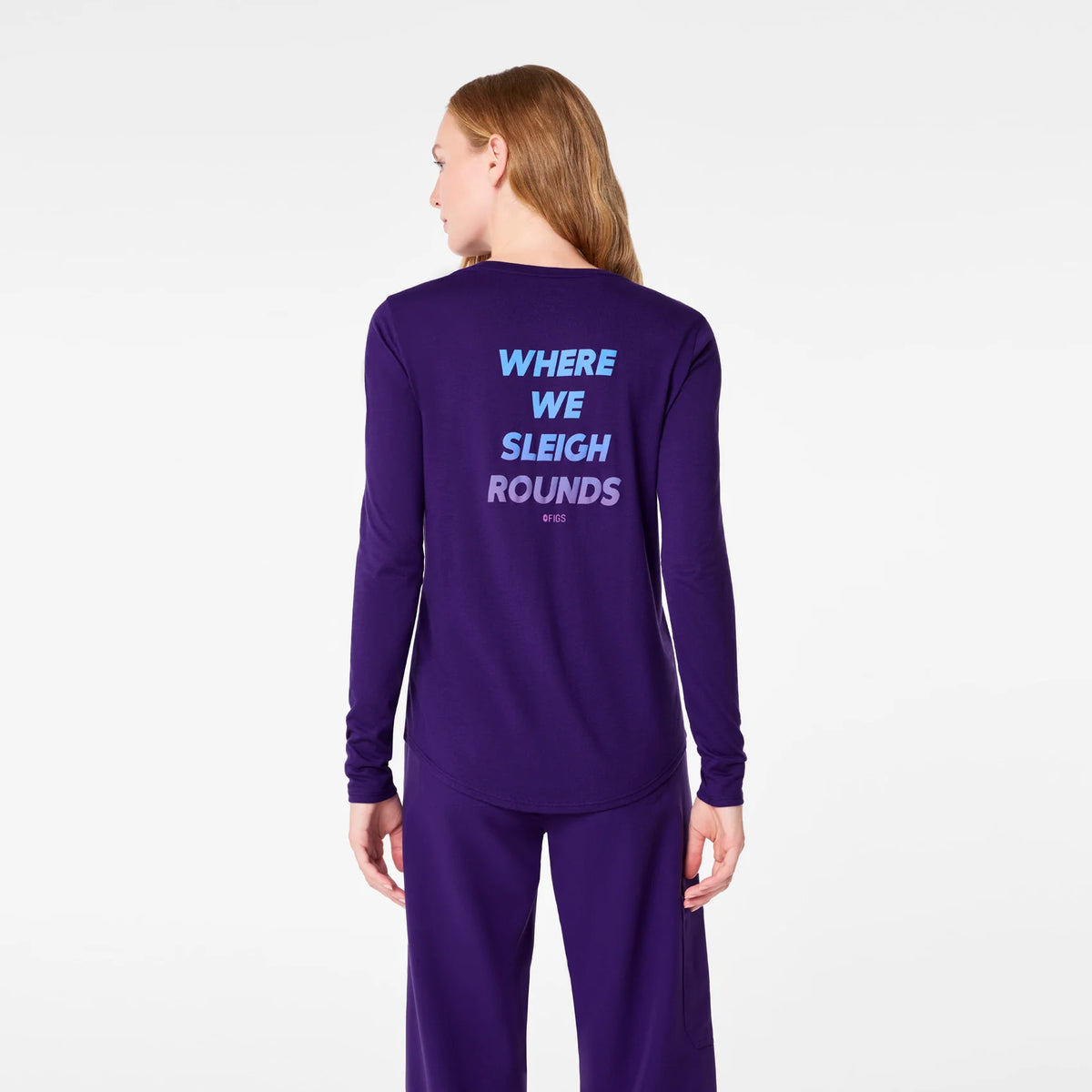 Sleigh Rounds Long-Sleeve Underscrub