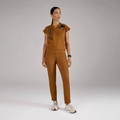 Mira Banded Scrub Top