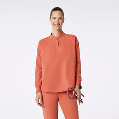 Rafaela Oversized Long-Sleeve Scrub Top™
