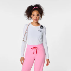 Spring White Long-Sleeve Underscrub