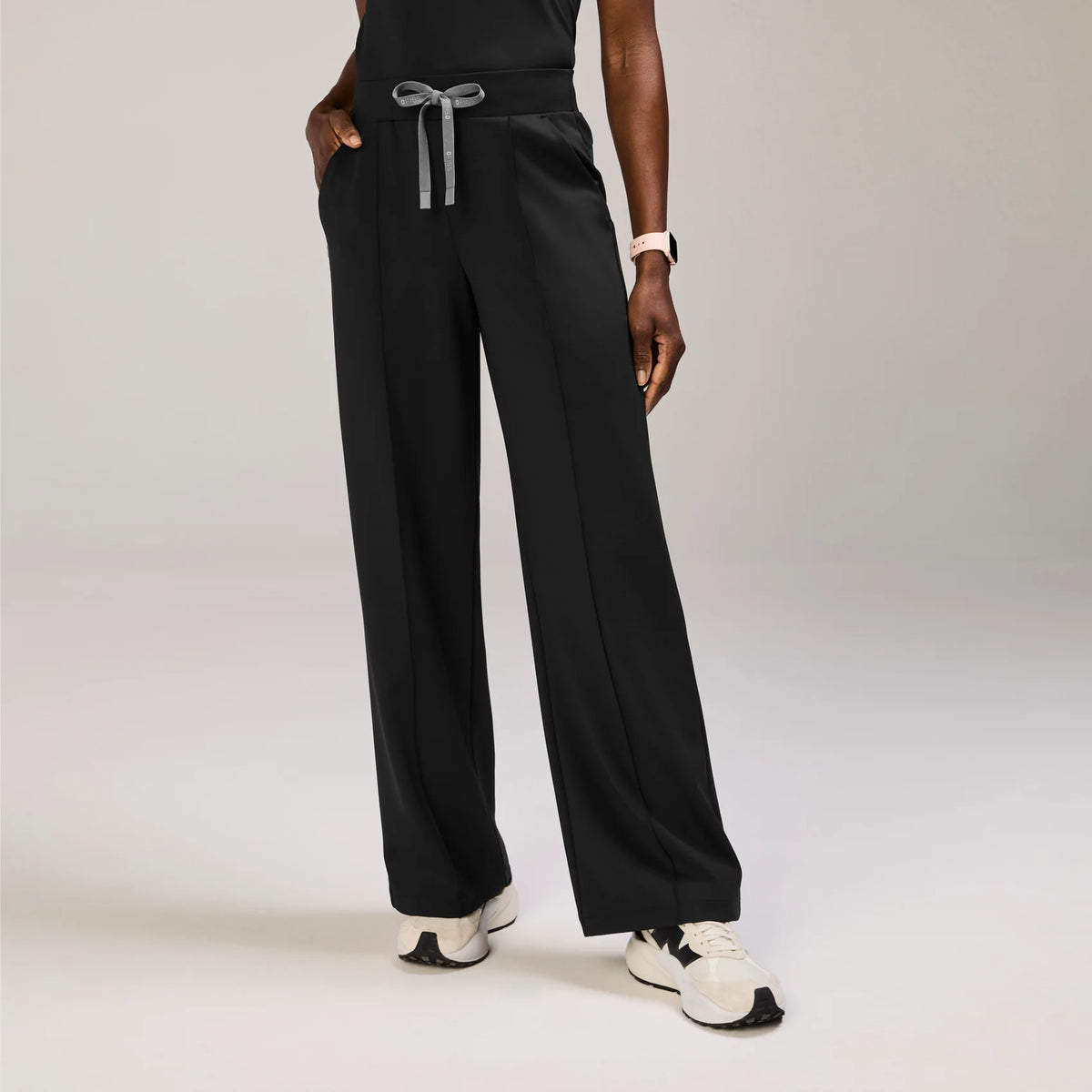 Salina High-Rise Wide-Leg Scrub Pant